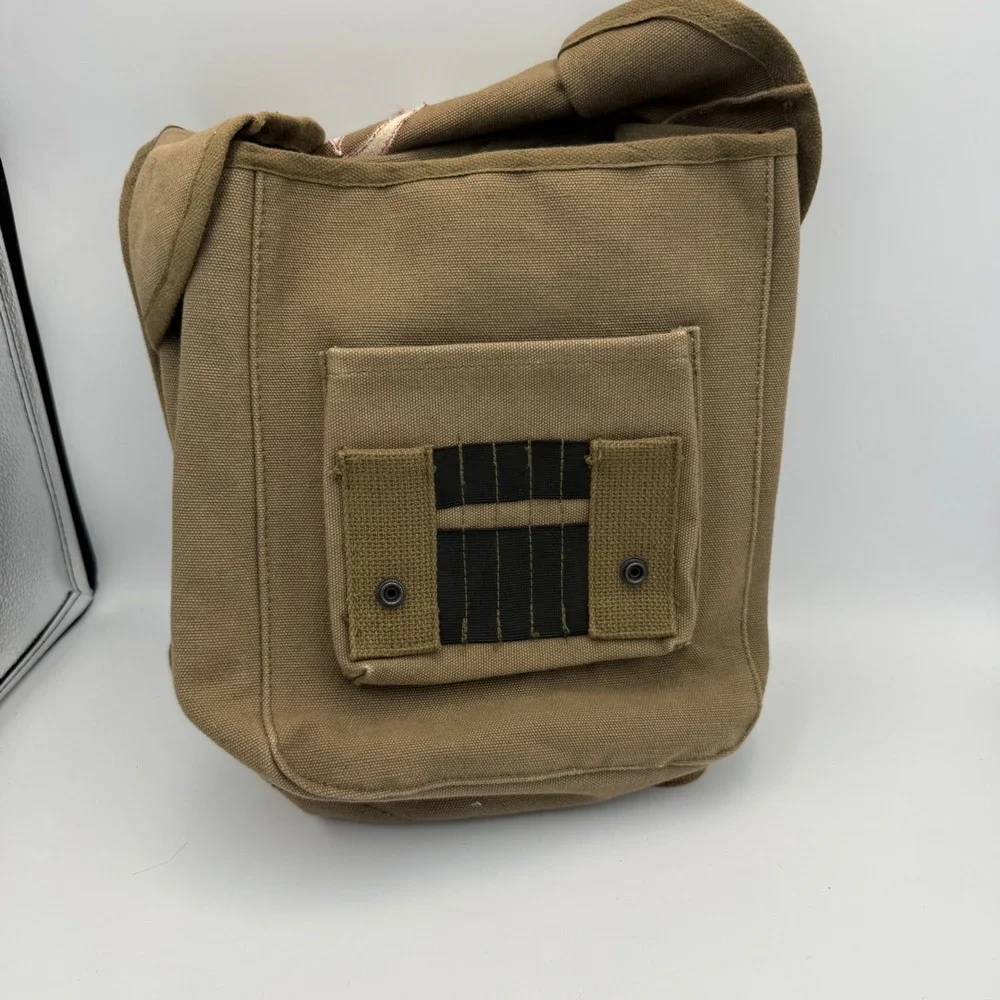 Marvel Captain Marvel Canvas Messenger Bag Khaki Tan Crossbody Satchel Star Logo